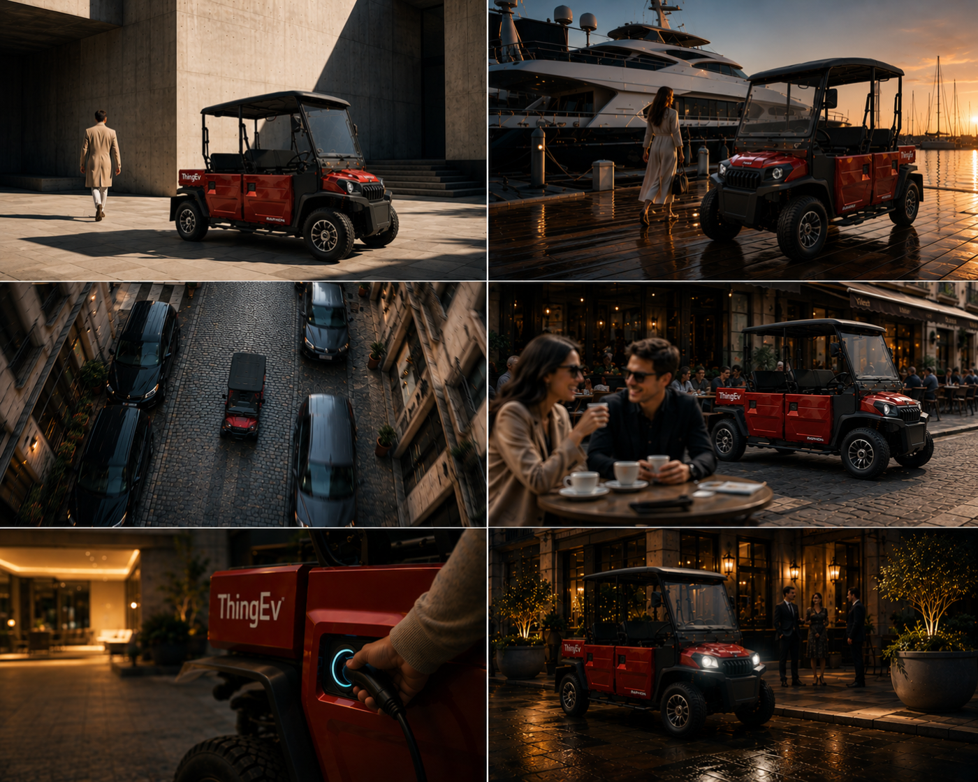 Raphion electric vehicle lifestyle scenes